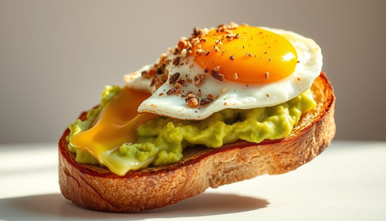 Avocado Egg Toast with Everything Bagel Seasoning